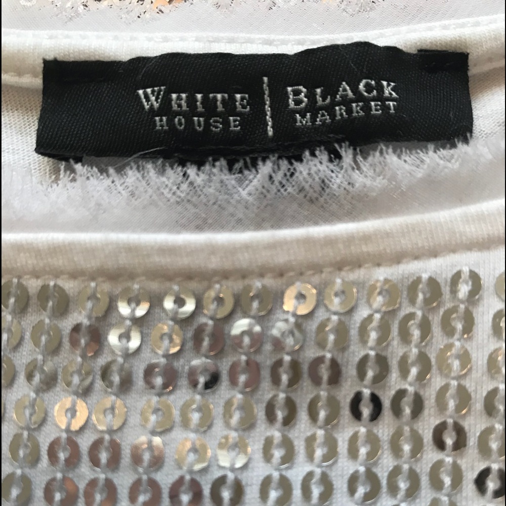 White Black House Market sequence top